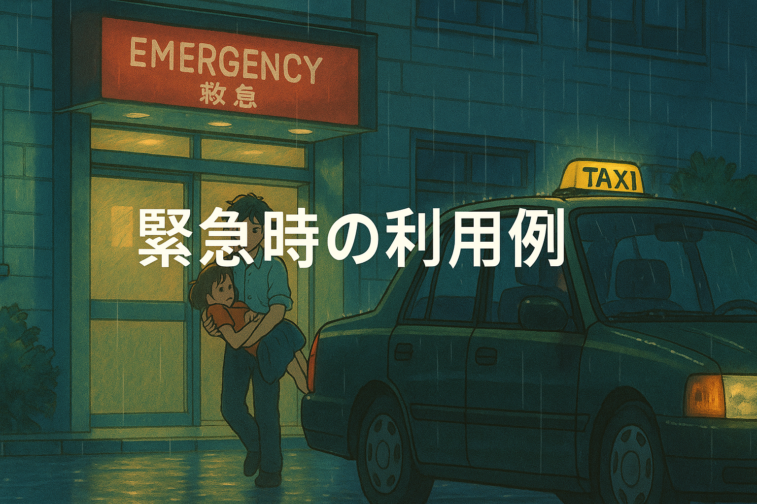 緊急時の利用例