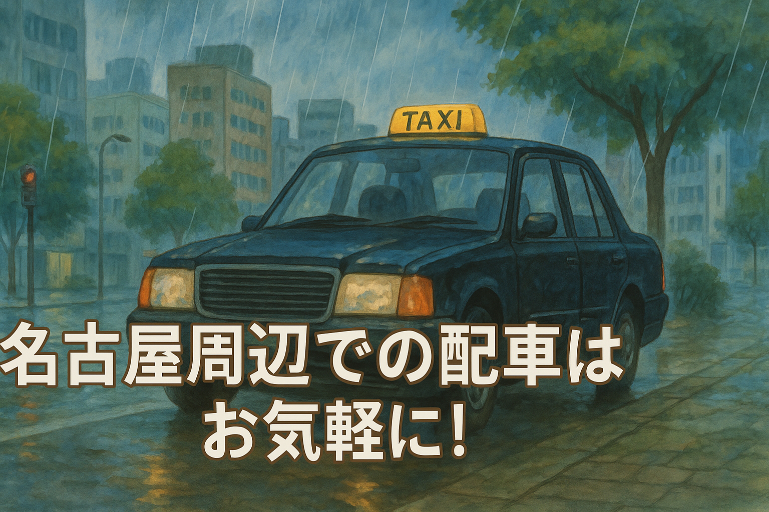名古屋周辺での配車はお気軽に!
